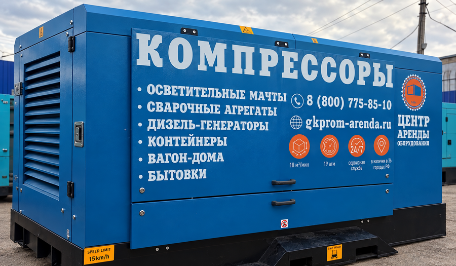Аренда компрессора Liutech LUY150-10 центр аренды оборудования